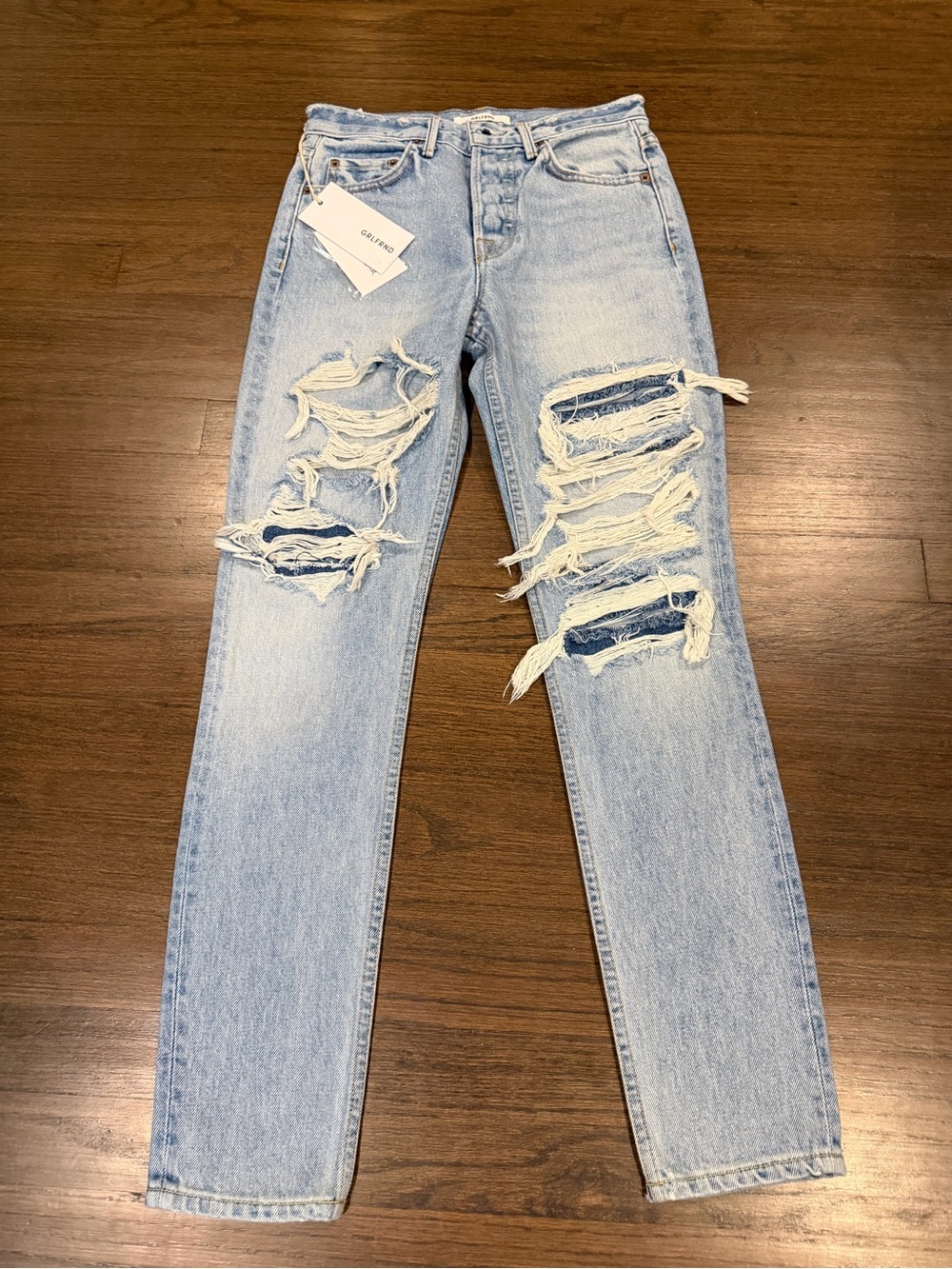 NWT GRLFRND Karolina Distressed Women’s Jeans, 25